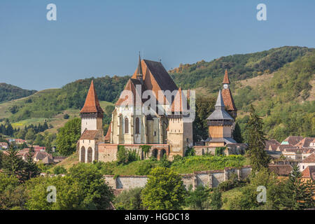 Roumanie, Sibiu County, Biertan Ville, église fortifiée de Biertan, patrimoine mondial, Banque D'Images