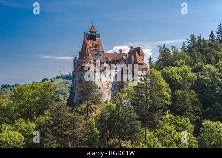 La Roumanie, la Transylvanie, la ville de Bran, le château de Bran, château de Dracula, Banque D'Images