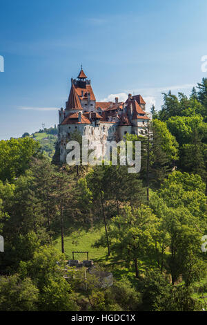 La Roumanie, la Transylvanie, la ville de Bran, le château de Bran, château de Dracula, Banque D'Images