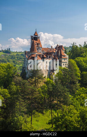 La Roumanie, la Transylvanie, la ville de Bran, le château de Bran, château de Dracula, Banque D'Images
