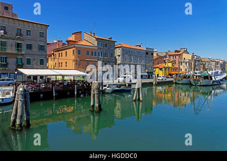 Chioggia, locale, port, Banque D'Images