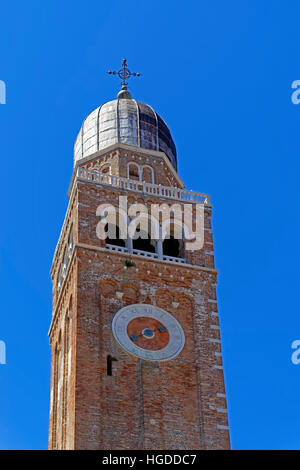 Chioggia, Le Campanile El Doumo Banque D'Images