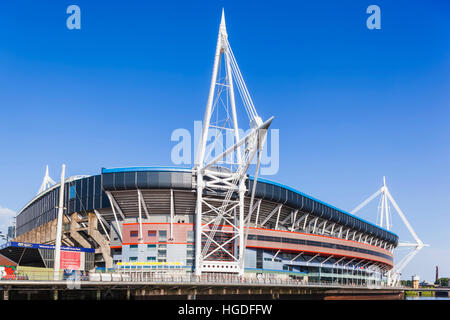 Pays de Galles, Cardiff, le Millennium Stadium aka Principauté Stadium Banque D'Images