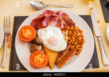 L'Angleterre, Londres, petit déjeuner traditionnel anglais Banque D'Images