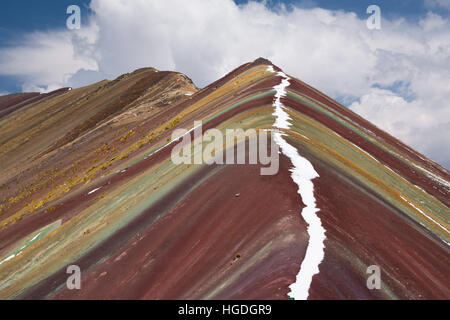 Les montagnes de l'arc-en-ciel près de 5000 ms, Checacupe Banque D'Images