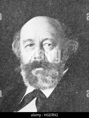 Gustav Eilers, né le 28 juillet 1834 ; décédé le 27 janvier 1911, est un graveur sur cuivre allemand, gomme et peintre, reproduction d'une photo de l'année 1895, l'amélioration numérique Banque D'Images