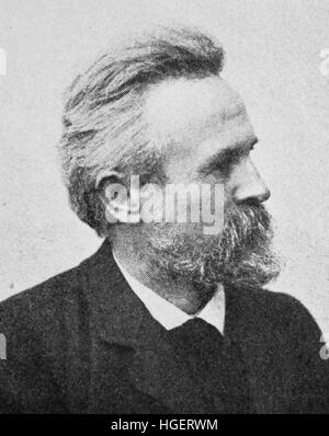 Friedrich Heinrich Emanuel Kayser, 26 mars 1845 - Le 29 novembre 1927, est un géologue et paléontologue, reproduction d'une photo de l'année 1895, l'amélioration numérique Banque D'Images