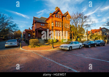 Le long de la chambre circulaire, à Annapolis, Maryland. Banque D'Images