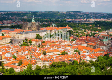Panorama de Prague Beskiden Banque D'Images