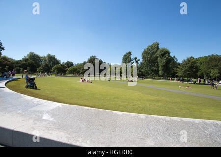 Princess Diana Memorial Fountain à Londres Banque D'Images