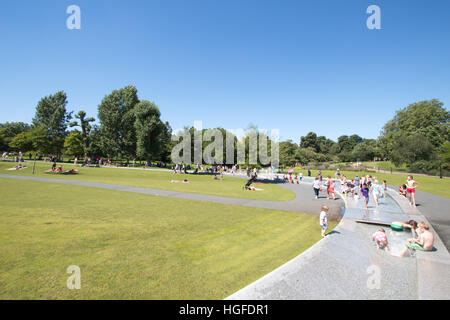 Princess Diana Memorial Fountain à Londres Banque D'Images