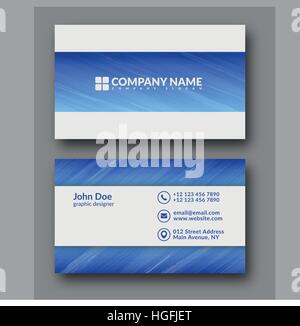 Carte de visite moderne abstrait. Illustration de Vecteur