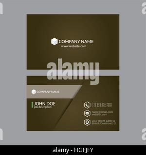 Eps10 Vector Abstract Illustration de carte de visite élégante. Illustration de Vecteur