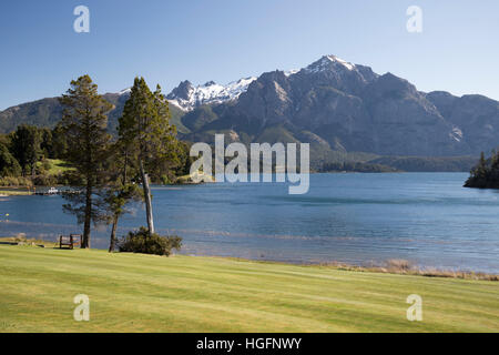 Lago de Perito Moreno Hôtel Llao-Llao, Llao Llao, près de Bariloche, Nahuel Huapi National Park, Lake District, l'Argentine Banque D'Images