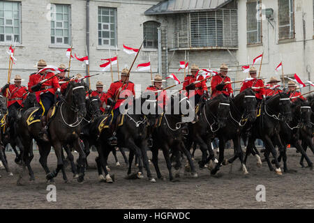 Canada American Canada Ontario horse rider Banque D'Images