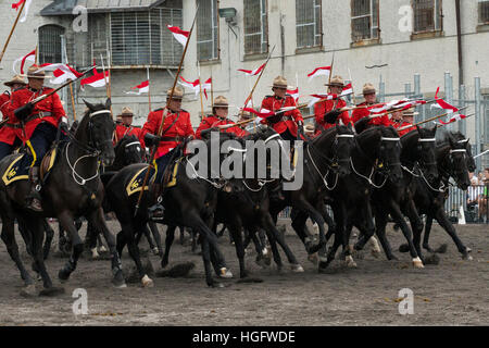 Canada American Canada Ontario horse rider Banque D'Images