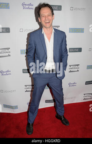 Johnny Sneed arrive à la première de Gravitas Ventures' 'Hickey" à l'Arène Cinelounge à Hollywood, Californie le 6 janvier 2017. Banque D'Images