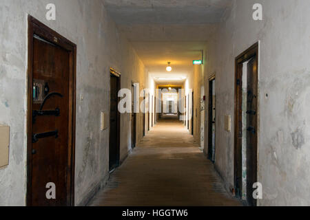 Camp de concentration de Dachau. Le premier camp de concentration Nazi a ouvert ses portes en Allemagne. Banque D'Images