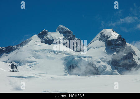 Mt. Tronador, Internacional et Pico Pico Argentino, le Parc National Nahuel Huapi, Patagonie, Argentine Banque D'Images