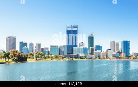 Toits de Perth avec city central business district à l'h Banque D'Images