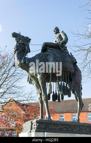 Gordon de Khartoum statue à Gordon's School, West End, Surrey, Angleterre, Royaume-Uni Banque D'Images