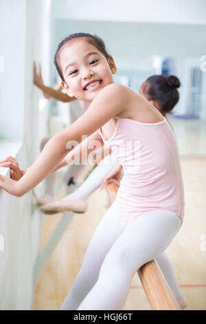 Petite danseuse de ballet Banque D'Images