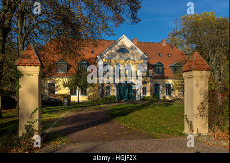 Country Manor, Solzow Solzow Gutshaus, Vipperow, Rügen, Mecklembourg-Poméranie-Occidentale, Allemagne, Europe, Banque D'Images