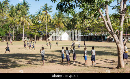 L'école à l'île de Chole, Tanzanie Banque D'Images