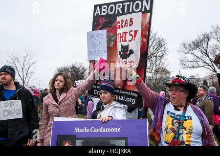 Washington, DC, USA. 21 Jan, 2017. Marche des femmes à Washington, D.C. Crédit : Darryl Smith/Alamy Live News Banque D'Images