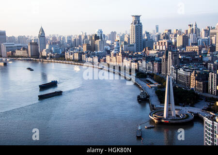 Le Bund, Shanghai, Chine Banque D'Images