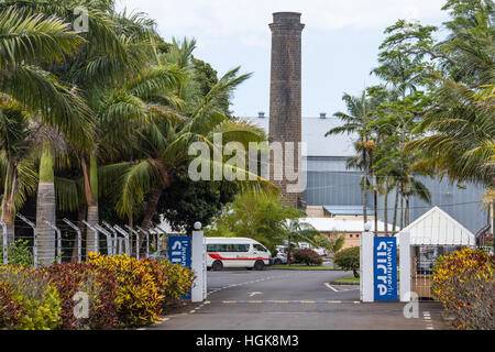 L' aventure du sucre ou du sucre de canne à sucre de l'usine de traitement de l'aventure, aujourd'hui musée, l'Ile Maurice Banque D'Images