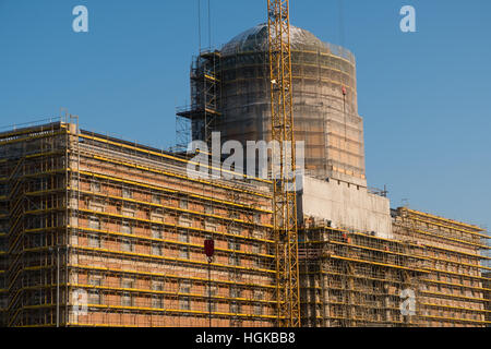 La reconstruction de la ville de Berlin (Palais Impérial / Forum Humboldt) à Berlin. Banque D'Images