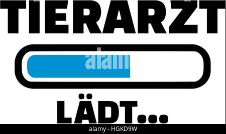 Chargement de vétérinaire. L'allemand. Banque D'Images