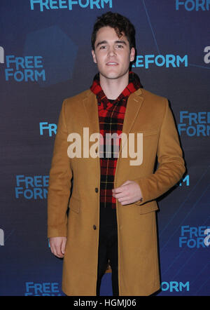 Charlie Depew. Disney ABC Television Group TCA Winter Press Tour 2017 s'est tenue à l'hôtel Langham Huntington Hotel. Crédit photo : Birdie Thompson/AdMedia © Birdie Thompson/AdMedia/ZUMA/Alamy Fil Live News Banque D'Images