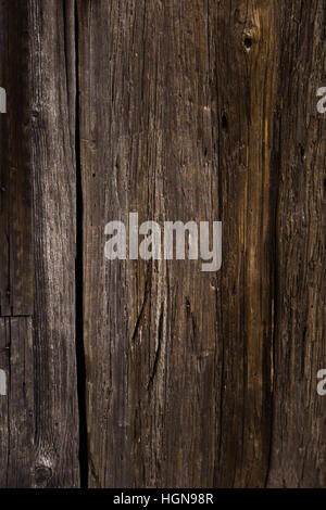 La texture de surface en bois brun foncé Banque D'Images