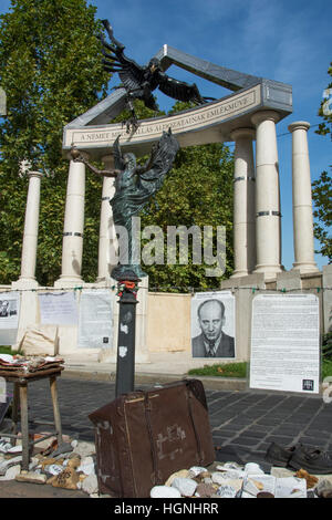 Monument aux victimes des nazis hongrois Banque D'Images