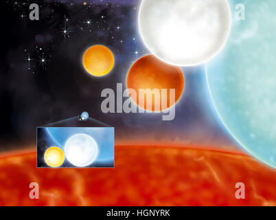 STAR, ILLUSTRATION Banque D'Images