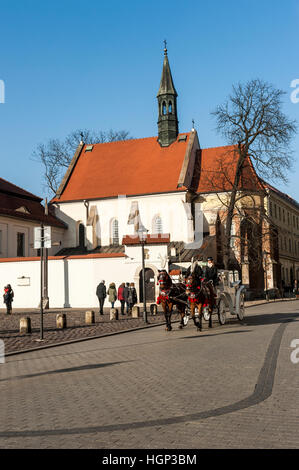 Cracovie Église St Giles Banque D'Images