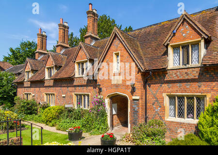 Rangée de maisons d'AUMÔNE Sonning onThames Berkshire UK Banque D'Images
