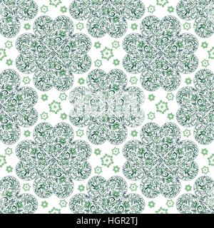 Motif floral transparent Illustration de Vecteur