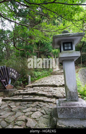 Daimon-zaka pente de Kumano Kodo à Wakayama, Japon. Banque D'Images