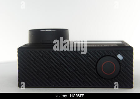 SJCAM SJ6 légende du sport et de l'objectif avant de l'appareil photo action photo produits goproclone sportcamera cammera action économique a conduit l'objectif de la caméra 4K Banque D'Images