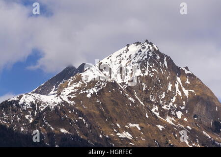 Dans les montagnes de ski à Kirchberg in Tirol, Autriche Banque D'Images