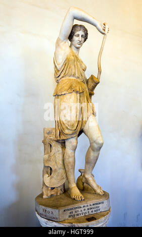 Statue d'Amazone blessée dans les musées du Capitole à Rome Banque D'Images