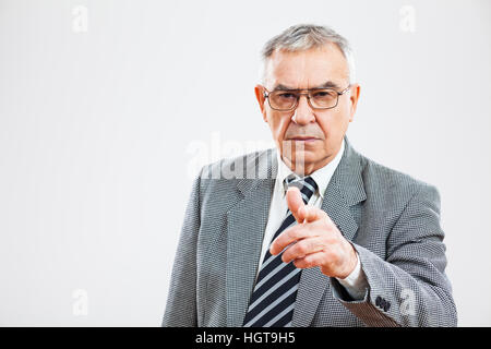 Senior businessman. Banque D'Images