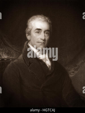 Sir Samuel Romilly, 1757-1818, un réformateur juridique britannique Banque D'Images