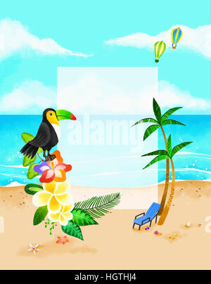 Contexte de l'été Banque D'Images