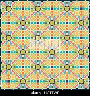 Résumé Contexte géométrique islamique. Modèle sans couture. Vector illustration. Illustration de Vecteur