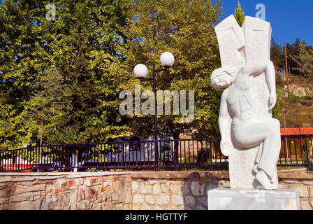 Village de Paranesti, Drame Préfecture, Macédoine, Grèce, Europe de l'Est Banque D'Images