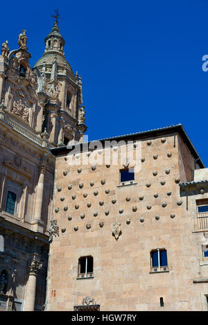 Casa de las Conchas, Salamanque, Spanien, Europa, Muschelhaus Banque D'Images